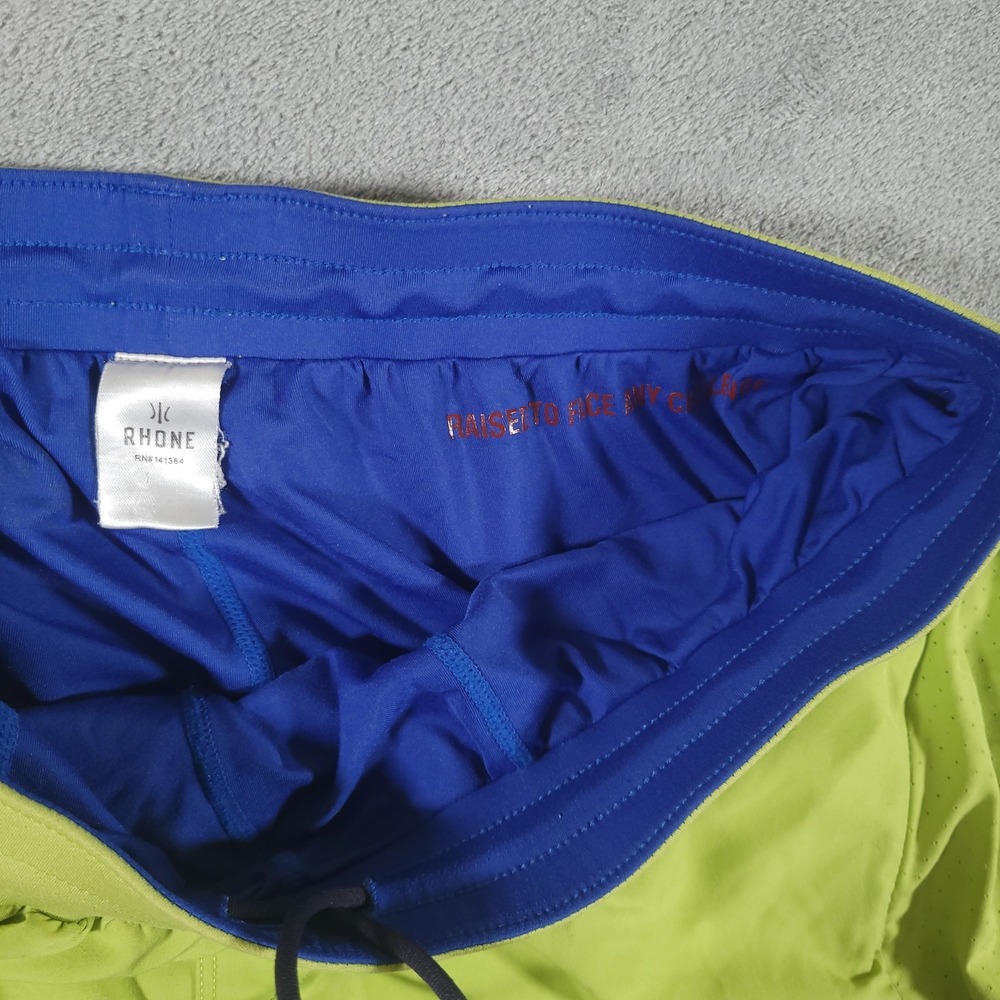 Rhone Shorts Mens‎ Medium Drawstring Athletic Gym Running Perforated Lined - Picture 6 of 10